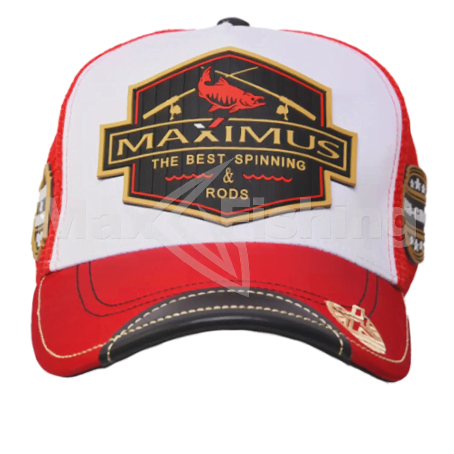 Бейсболка Maximus Mesh White/Red-0