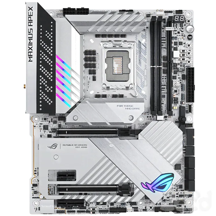 Asus ROG Maximus Z790 Apex - Компьютеры, электроника - 3D модель-4