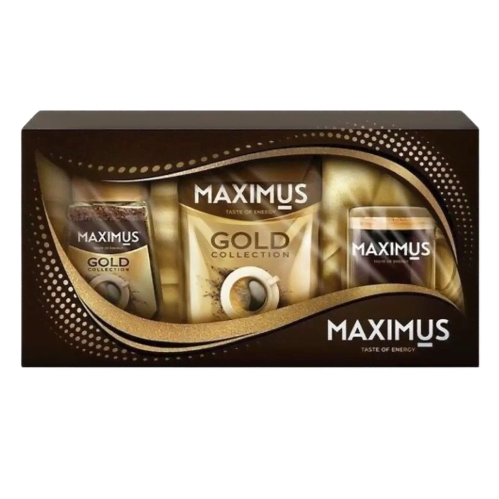 Подарочный набор: кофе Gold ТМ «MAXIMUS» + кружка 320 мл