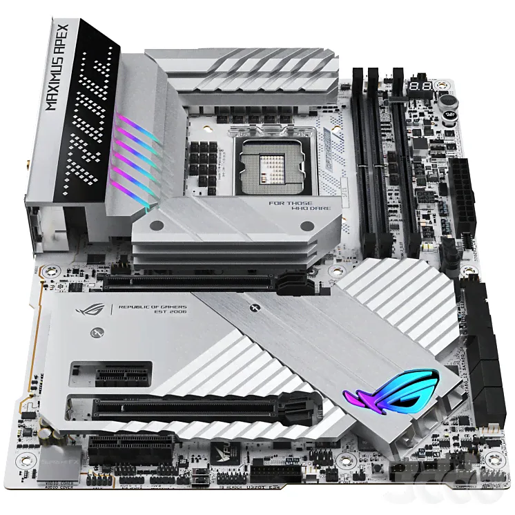 Asus ROG Maximus Z790 Apex - Компьютеры, электроника - 3D модель-2