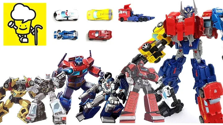 Optimus Maximus Transformers with Optimus Prime Prowl Ironhide Sunstreaker Mirage トランスフォーマー 變形金剛